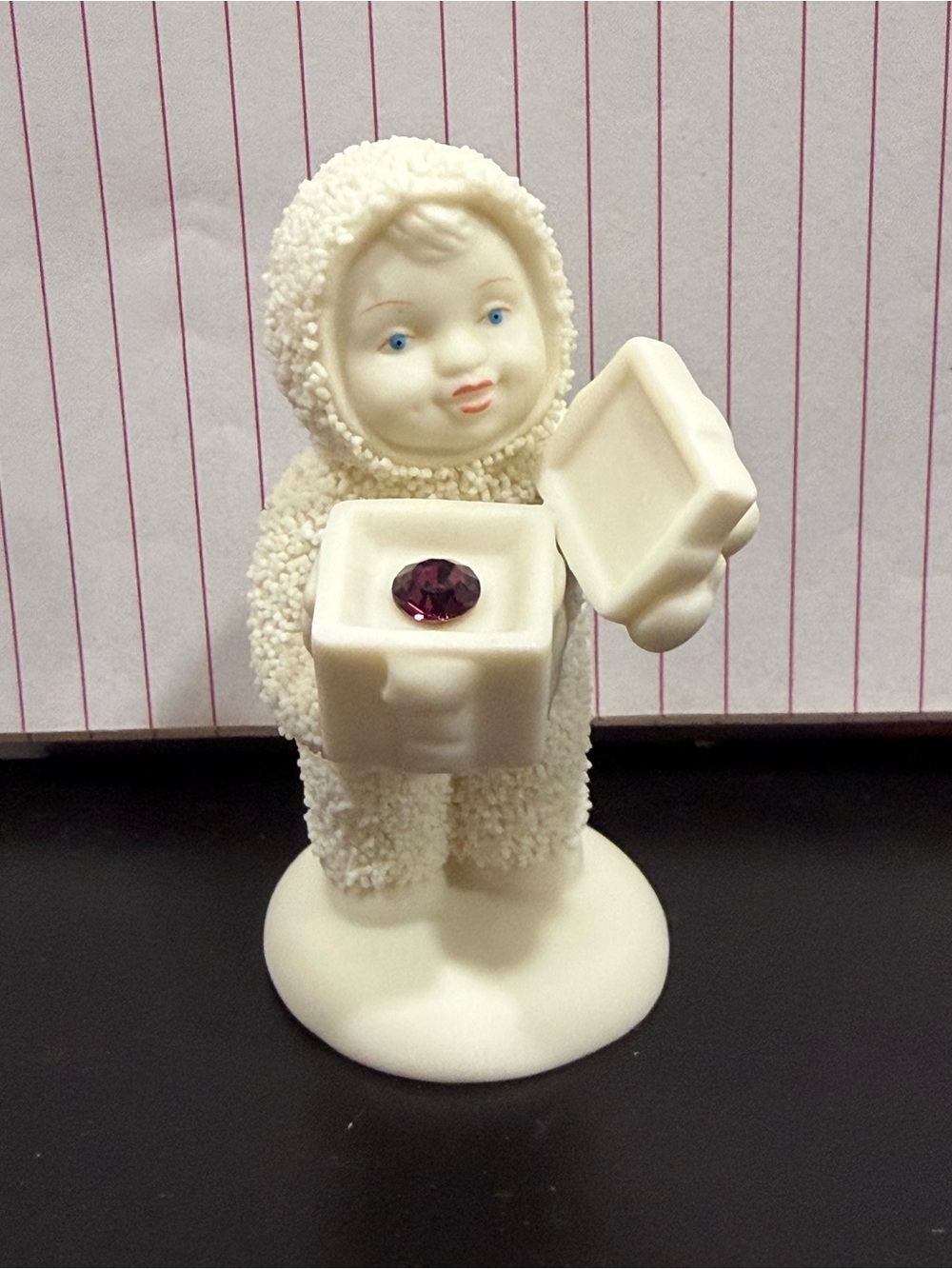 Department 56 Snowbabies A Gift For You Birthstone Figurine